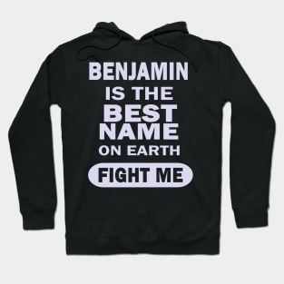 Benjamin Name Men's Boys Birth Hoodie